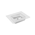 Vonios kambario kriauklė Hatria Lavabo 11:15 S įmontuojama, 50x38cm be perpildymo balta YXSQ01
