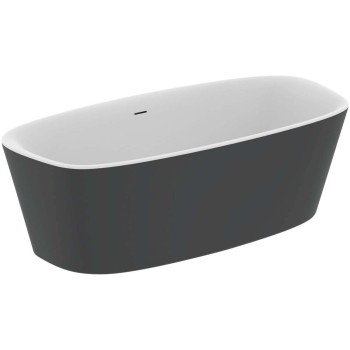 Brīvi stāvoša Vanna Ideal Standard Dea, 190x90 cm, lietā akrila, matēti balta/melna K8722V3