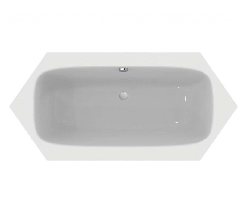 Vanna Ideal Standard i.Life Hexagon, 190x90 cm, akrilo, balta T476701