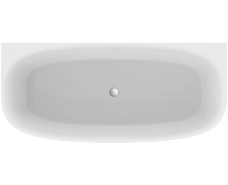 Brīvi stāvoša Vanna Ideal Standard Dea, 180x80 cm, lietā akrila, balta/melna T9940V3