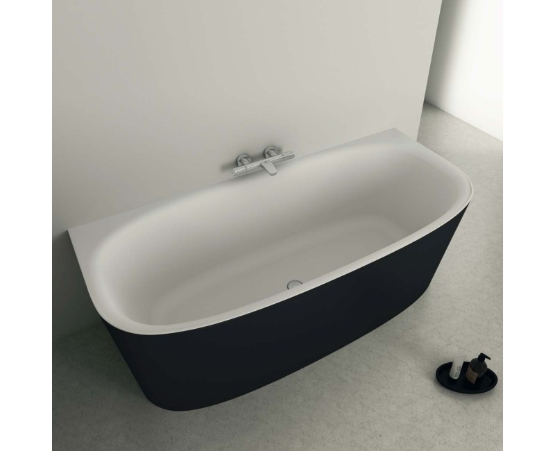 Brīvi stāvoša Vanna Ideal Standard Dea, 180x80 cm, lietā akrila, balta/melna T9940V3