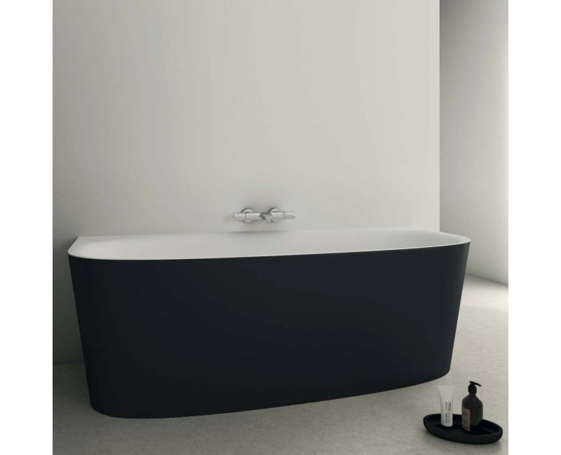 Brīvi stāvoša Vanna Ideal Standard Dea, 180x80 cm, lietā akrila, balta/melna T9940V3
