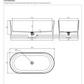 Ванна Omnires OVO M+ 160 x 75 см Коралл (CO)