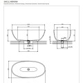 Vanna Omnires SHELL M+ 148 x 75 cm ash grey (AG)