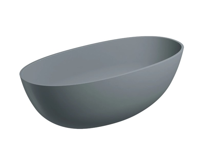 Ванна Omnires SHELL M+ 160 x 75 см ash grey (AG)