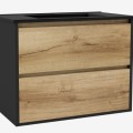 Vannas istabas skapītis OZE BIRDIE (bez izlietnes) 800mm Golden Oak