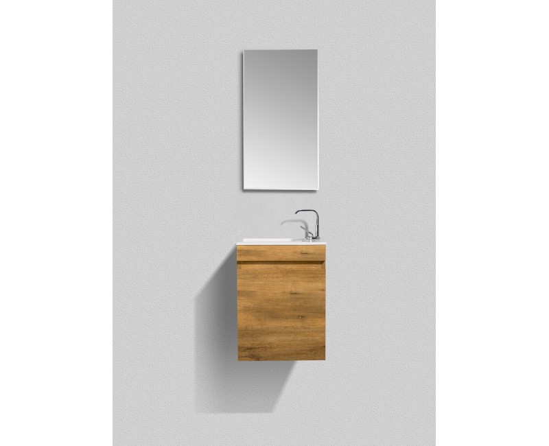 Шкафчик с раковиной OZE Deko 400мм Дуб Золотой Golden Oak