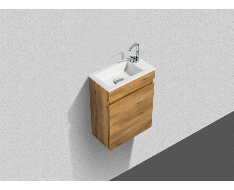 Шкафчик с раковиной OZE Deko 400мм Дуб Золотой Golden Oak