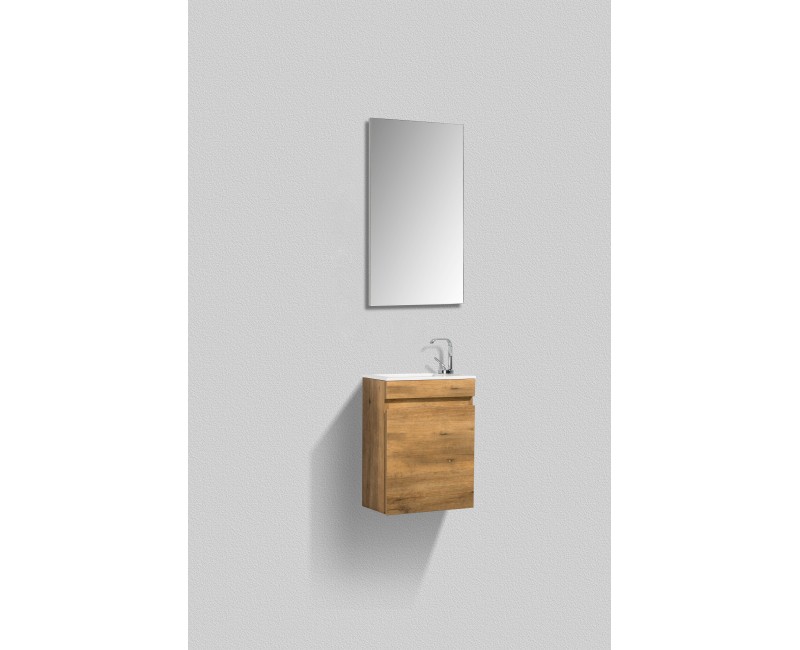 Шкафчик с раковиной OZE Deko 400мм Дуб Золотой Golden Oak