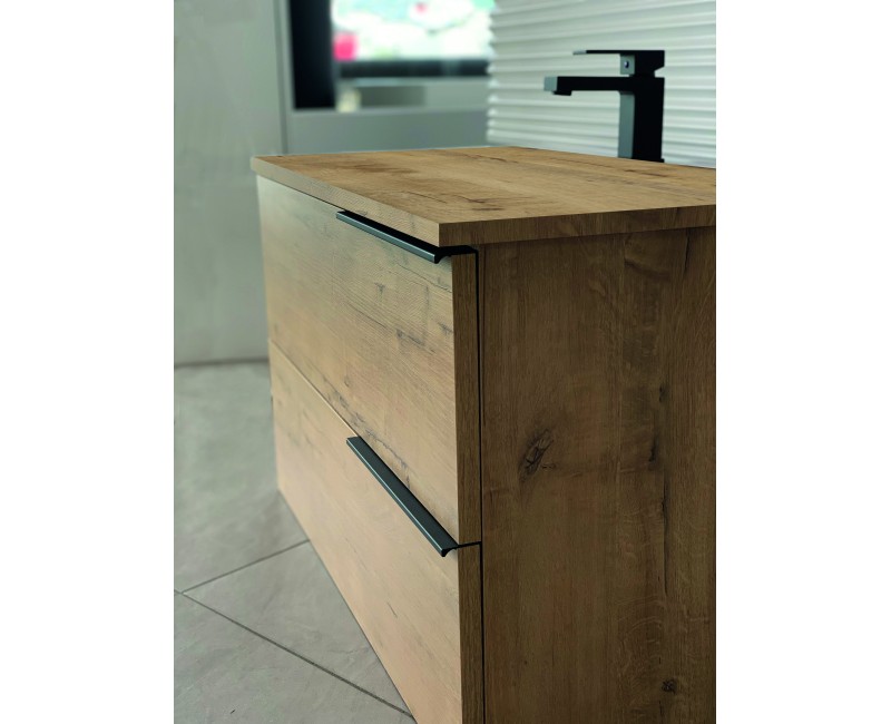 OZE vonios spintelė su kriaukle Celtic 800mm Golden Oak