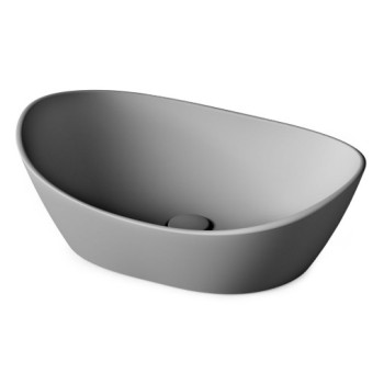 Praustuvė PAA AMORE SilkStone 600x370mm matinė pilka