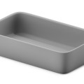 Praustuvė PAA QUADRO ON SilkStone 555x335mm matinė pilka