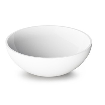PAA ROUND ON akmens masės kriauklė Ø 410mm Balta