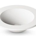 Раковина PAA ROUND PLUS SilkStone Ø 560мм Белая