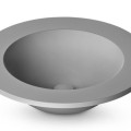 Izlietne PAA ROUND PLUS SilkStone Ø 560mm ar noplūdi matte grey