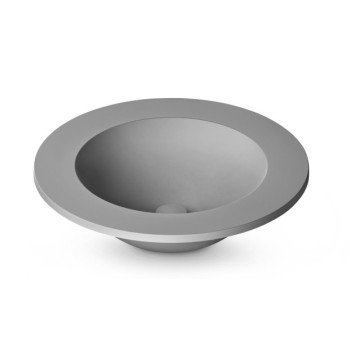 Praustuvė PAA ROUND PLUS SilkStone Ø 560mm su nuotaka matine pilka