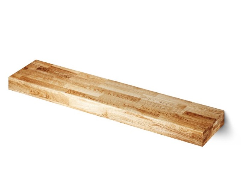Praustuvo lentyna Paa SOLID 1600x450x96, ąžuolas
