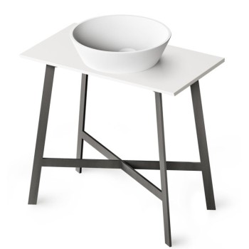 Izlietnes kājas PAA DECO MF ar SilkStone virsmu 800x450mm