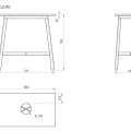 Ножки для Раковины PAA DECO MF с поверхностью SilkStone 800х450мм