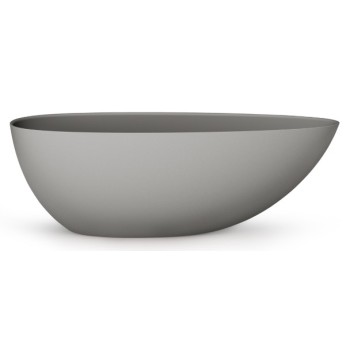 Vanna PAA Bella OVO SilkStone, 1700x800mm SilkStone matinė pilka