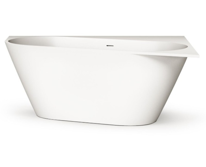 Vanna Paa DECO CORNER A SilkStone 1600x1270mm Balta