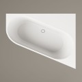 Vanna Paa DECO CORNER A SilkStone 1600x1270mm Balta
