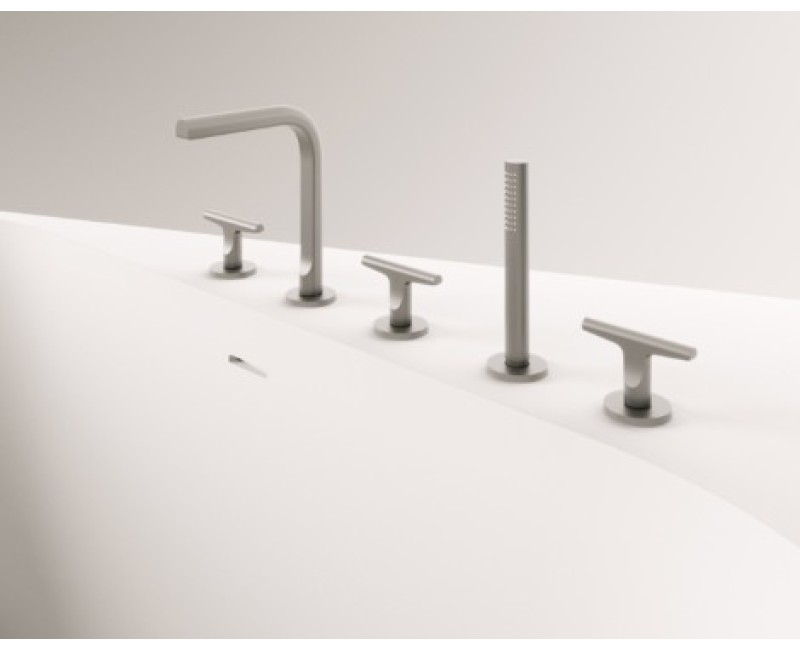Vanna Paa DECO CORNER A SilkStone 1600x1270mm Balta