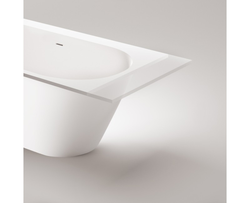 Vanna Paa DECO SHAPE RE SilkStone 1700-2000x725mm balta