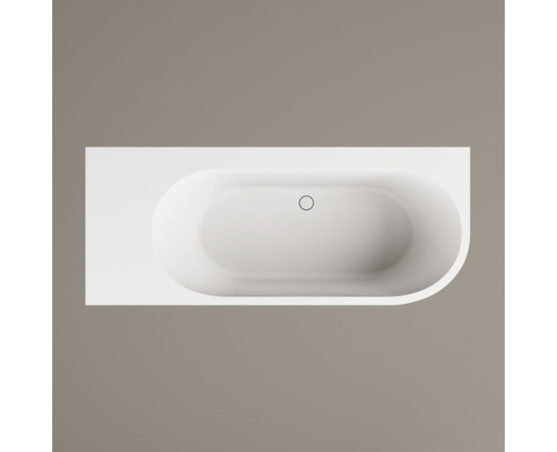 Vanna Paa DECO SHAPE RE D SilkStone 1700-2000x725mm Balta