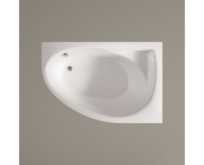 Vanna Paa TRE A Akmens masas 1500x1000mm kreisā, Balta