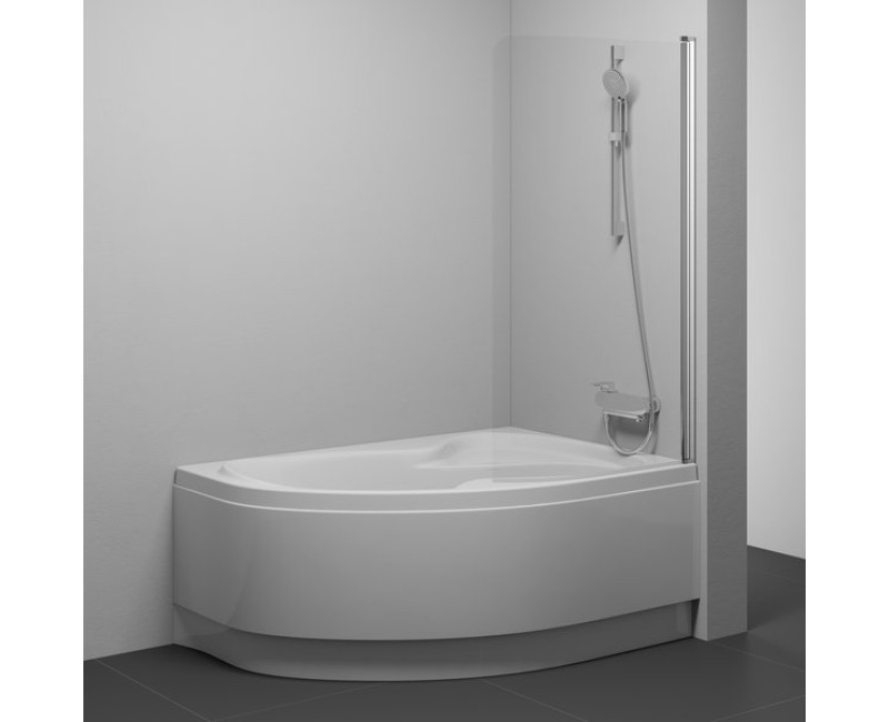 Стенка для ванны Ravak CVSK1 Rosa 160/170 L Хромированный + Прозрачный