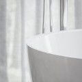 Vanna Ravak FREEDOM O TEC 1700x770mm Balta/smoke grey / Izplūde Balta