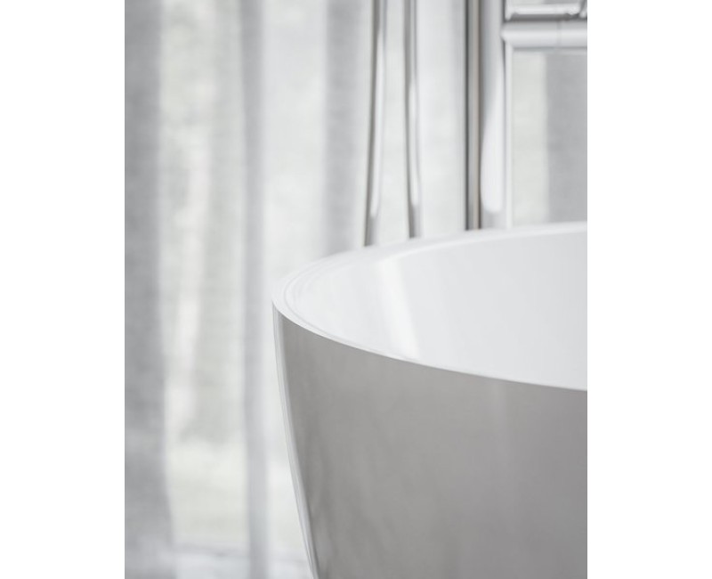 Vanna Ravak FREEDOM O TEC 1700x770mm Balta/smoke grey / Izplūde Balta