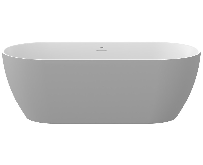 Vanna Ravak FREEDOM O TEC 1700x770mm Balta/smoke grey / Izplūde Balta