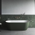 Vanna Ravak FREEDOM O TEC 1700x770mm Balta / Grey green / Izplūde Balta