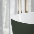 Vanna Ravak FREEDOM O TEC 1700x770mm Balta / Grey green / Izplūde Balta