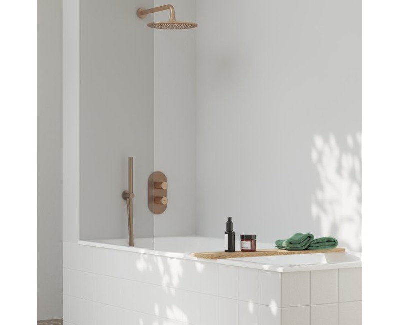 Dušas galvas turētājs Ravak 702.61RGB, misiņš, rose gold brushed