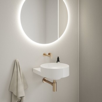 Vannas istabas izlietnes maisītājs Ravak Eleganta EL 019.60RGB.O1.RB07B iebūvējams (paredzēts ar R-box)  rose gold brushed