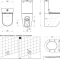 Унитаз Ravak Optima с крышкой RimOff SoftClose Белый