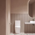 Tualetas Ravak Elegant su RimOff SoftClose dangčiu Baltas