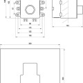 Įmontuojamas modulis Ravak ESPIRIT RB 07F.50 R-box Vertical O2/O3