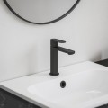 Izlietnes maisītājs Ravak Chrome CR II 014.20BL 175 mm melns