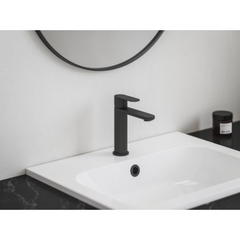 Vannas istabas izlietnes maisītājs Ravak Chrome CR II 014.20BL 175 mm melns