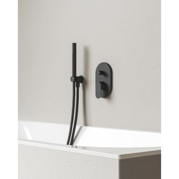 Смеситель для душа Ravak Chrome CR II 065.20BL.O2.RB070 Undersplash (предназначен для R-box) черный