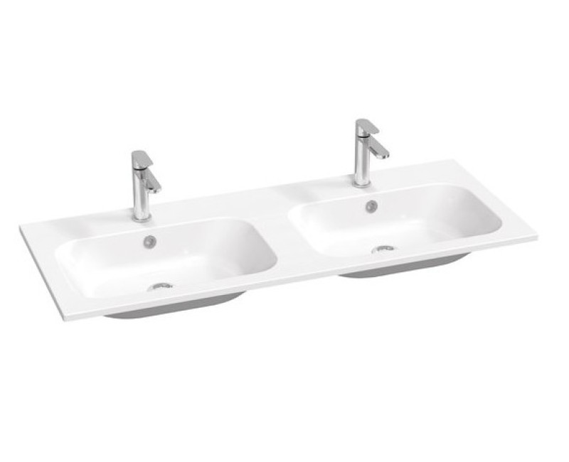 Vannas istabas izlietne Ravak Chrome 1200 Slim Dubultā balta