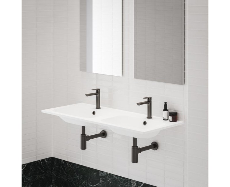 Vannas istabas izlietne Ravak Chrome 1200 Slim Dubultā balta