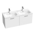 Vannas istabas izlietne Ravak Chrome 1200 Slim Dubultā balta