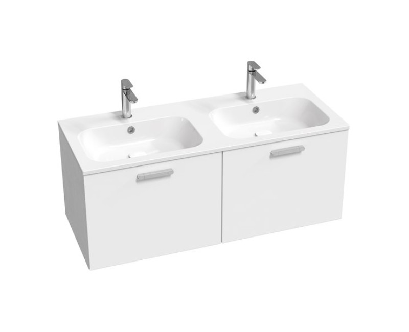 Vannas istabas izlietne Ravak Chrome 1200 Slim Dubultā balta