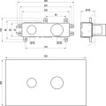 Zemapmetuma modulis Ravak ESPIRIT RB 07B.50 R-BOX