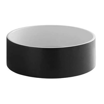 Vannas istabas izlietne Sanindusa Round 45 uzliekamā 45cm Melna Matēta 108990B64